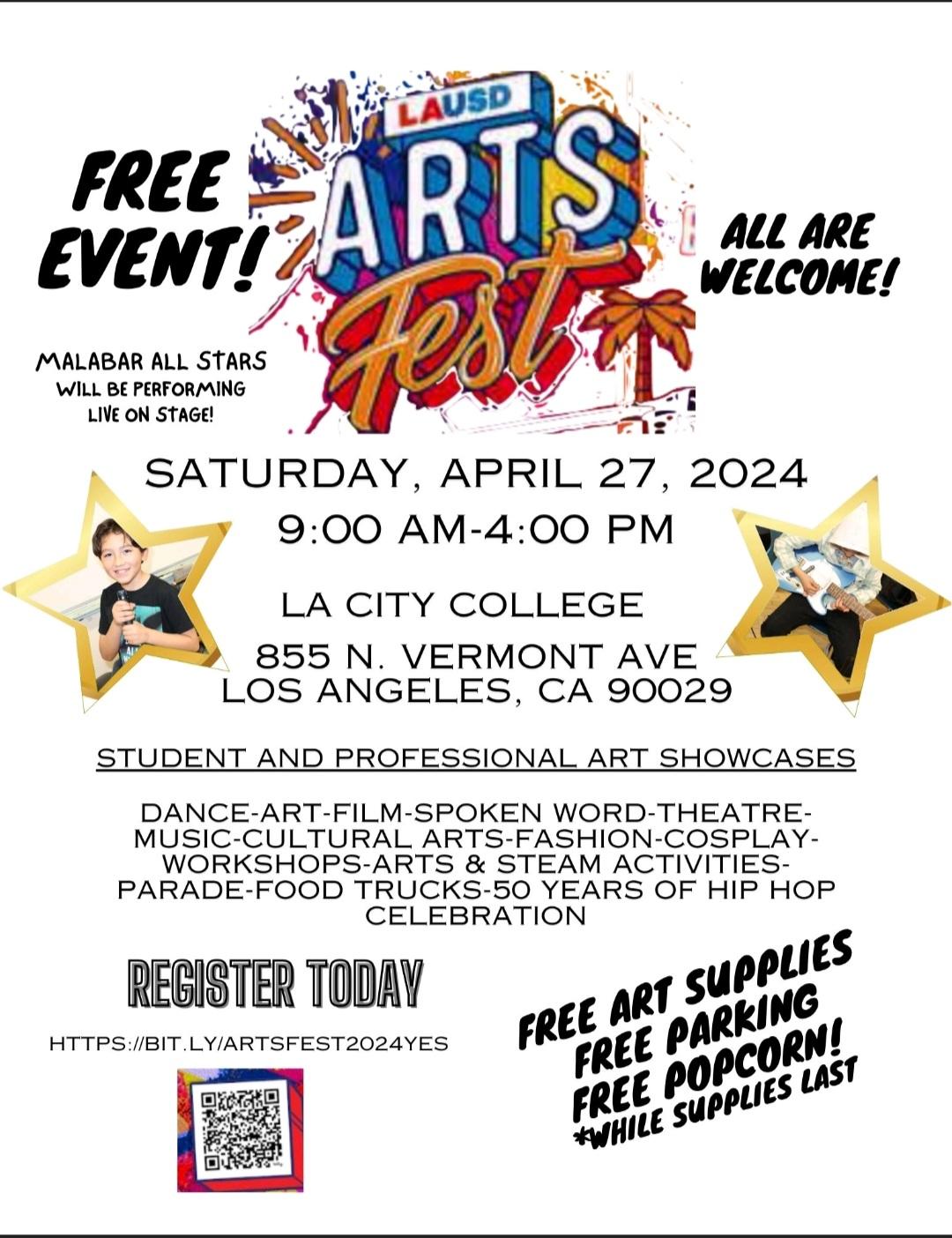 Arts Fest 4/27